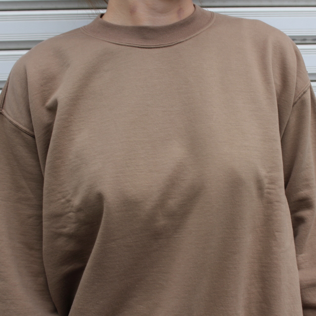 AURALEE(I[[) ELASTIC HIGH GAUSE SWEAT P/O#A22AP02NU(10)