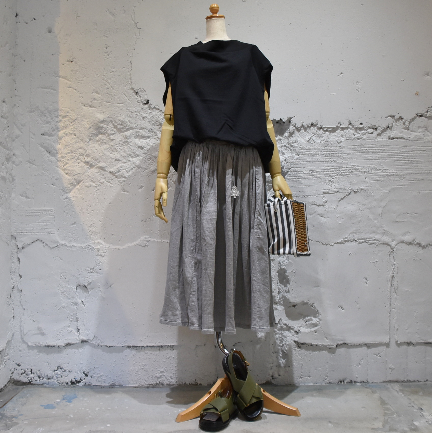 ANTIPAST(AeBpXg) / BIWA YORYU SKIRT y2FWJz#KS238(10)