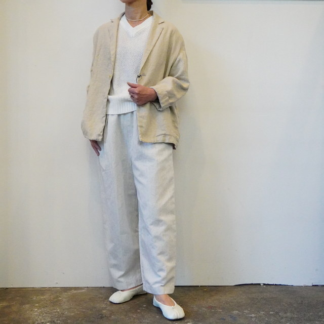 TRAVAIL MANUEL(トラバイユマニュアル) フレンチリネンツイル ラスティックJKT#4013-51(10)