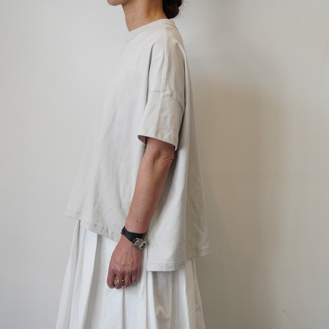 TRAVAIL MANUEL(トラバイユマニュアル) クラシック天竺 スリットT #2014-51(10)
