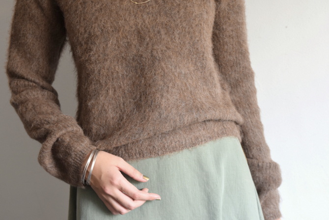 【40%OFF SALE】Bilitis dix-sept ans(ビリティス・ディセッタン)Baby Alpaca Pullover (2色展開)(11)