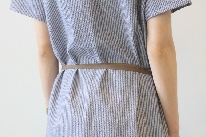 【40%OFF SALE】ÉCOLE DE CURIOSITÉS(エコールドキュリオジテ)COTTON SEERSUCKER DRESS_DAISY【K】(11)