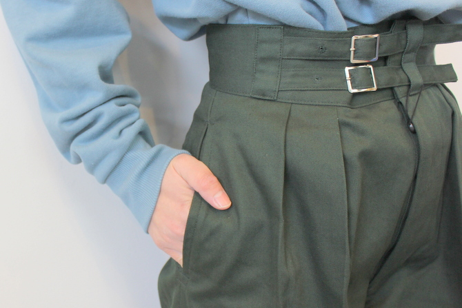LENO&Co.(リノアンドコー) / 【20SS】DOUBLE BELTED GURKHA TROUSERS(2色展開)_L2001-PT001【K】(11)