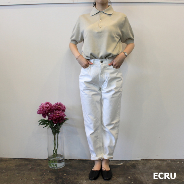 LENO&Co.(リノアンドコー) 【20SS】COTTON SILK KNIT POLO(2色展開)_L2001K002【Z】(11)