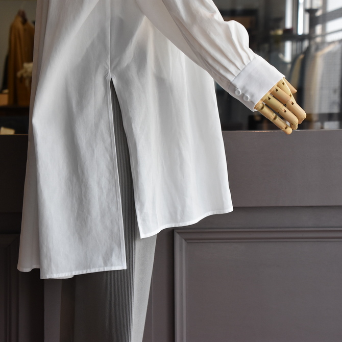 SACRA (ƒTƒNƒ‰) / SHRINK GABARDINE TOP (2F“WŠJ)(11)