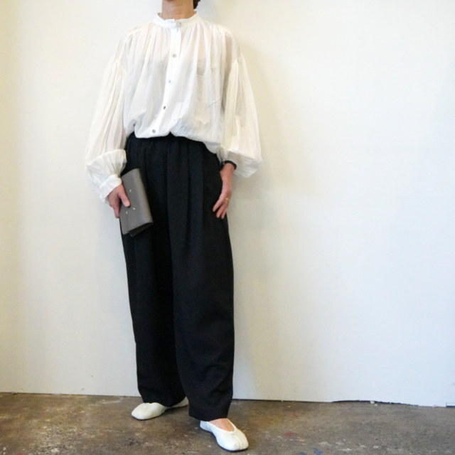 TRAVAIL MANUEL(トラバイユマニュアル) ドレープツイルバームパンツ#5059-511(11)
