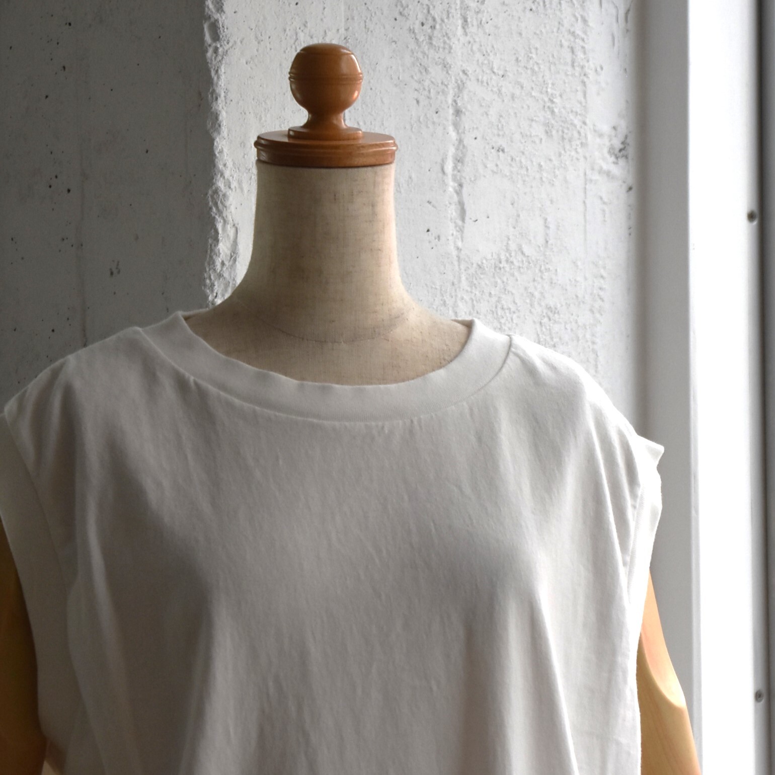 TOUJOURS(トゥジュー) / Sleeveless Combination T-shirt【2色展開】 #FM42XC09-AA(11)