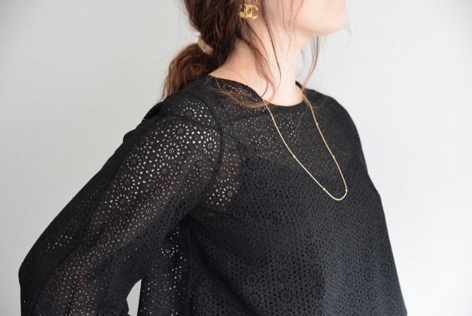 Bilitis dix-sept ans(ビリティス・ディセッタン) Cotton Lace Blouse(2色展開)(12)