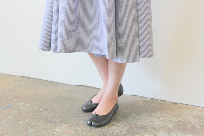 【40%OFF SALE】ÉCOLE DE CURIOSITÉS(エコールドキュリオジテ)COTTON SEERSUCKER DRESS_DAISY【K】(12)