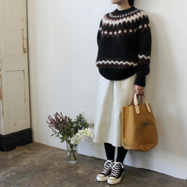 BATONER(バトナー)【20AW】women MOHAIR NORDIC CREW NECK(2色展開)_BN-20FL-054【K】(12)