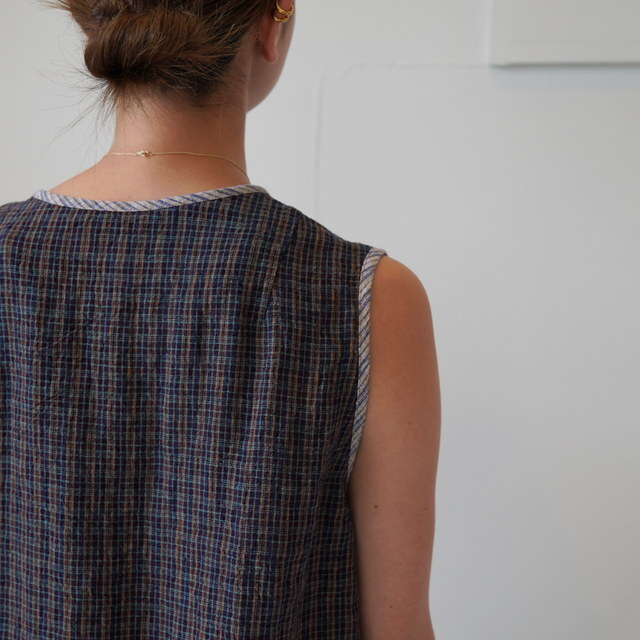 SARAH(サラ) SIMONE MINI CHECK LINEN S/ #C52999(12)