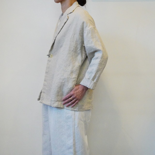 TRAVAIL MANUEL(トラバイユマニュアル) フレンチリネンツイル ラスティックJKT#4013-51(12)