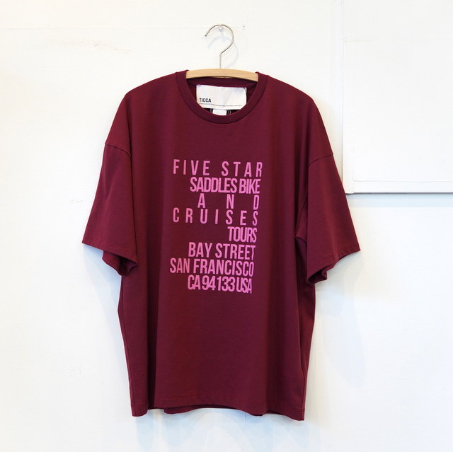 TICCA (ティッカ) FIVE START Tシャツ#TBES-473(12)