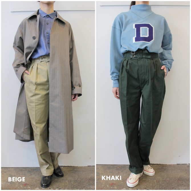 LENO&Co.(リノアンドコー) / 【20SS】DOUBLE BELTED GURKHA TROUSERS(2色展開)_L2001-PT001【K】(13)