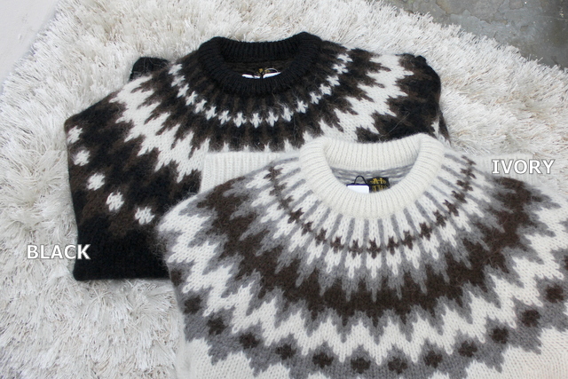 BATONER(バトナー)【20AW】women MOHAIR NORDIC CREW NECK(2色展開)_BN-20FL-054【K】(13)