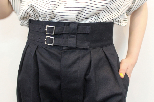 LENO&Co.(リノアンドコー) 【21SS】DOUBLE BELTED GURKHA TROUSERS(3色展開)_L2101PT001【K】(13)