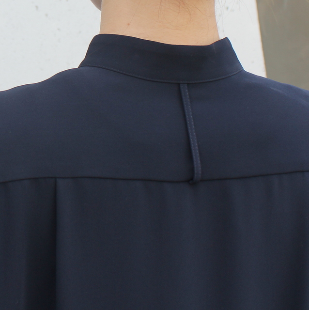 Graphpaper(Oty[p[) Satin Band Collar Dress#GL223-60087B(13)