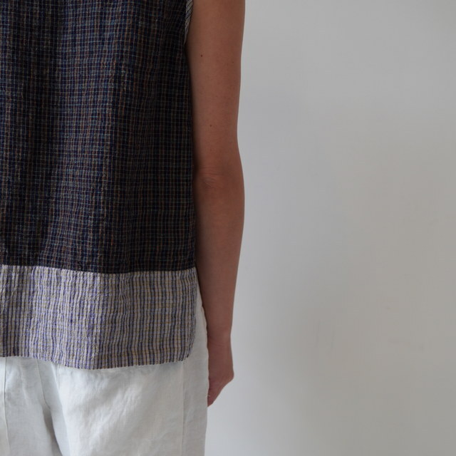 SARAH(サラ) SIMONE MINI CHECK LINEN S/ #C52999(13)