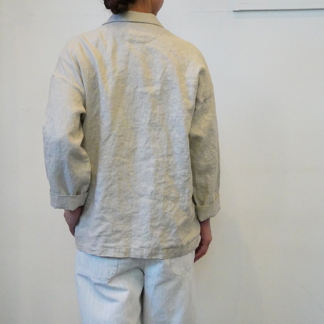 TRAVAIL MANUEL(トラバイユマニュアル) フレンチリネンツイル ラスティックJKT#4013-51(13)