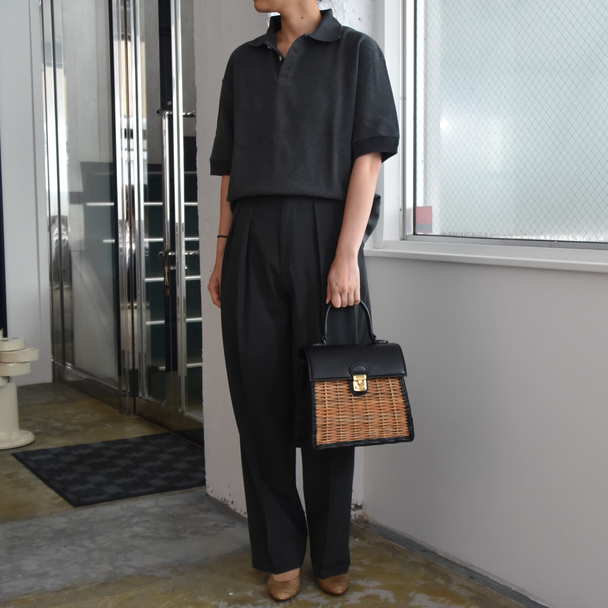 THE SHINZONE(ザ シンゾーン) / WIDE POLO SHIRT【2色展開】 #25MMSCU09-AA(14)