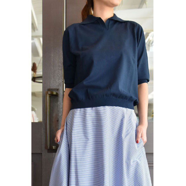 MADISONBLUE(マディソンブルー) BIG COLLAR KNIT(2色展開)(1)