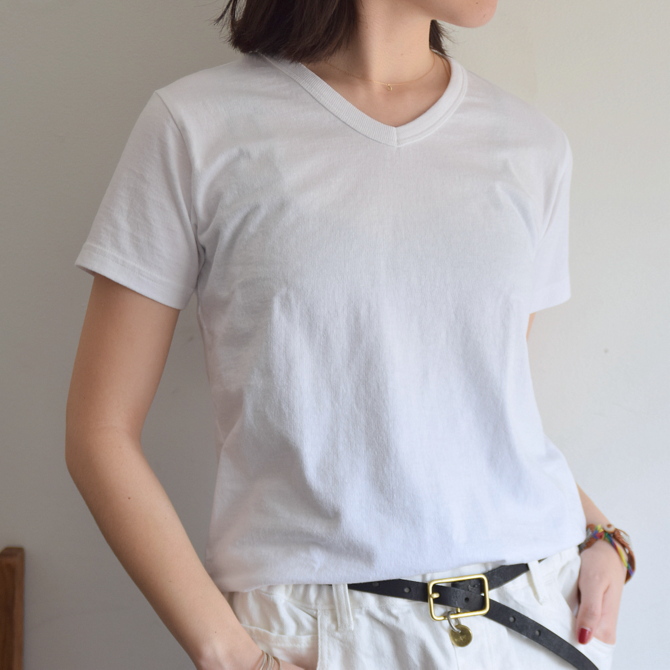 commono reproducts (コモノリプロダクツ) V Neck Tee(2色展開)【K】(1)
