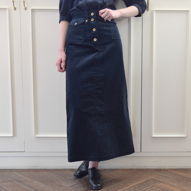 【50%OFF SALE】MW TOKYO(エムダブリュートーキョー) コーデュロイタイトスカート【K】(1)