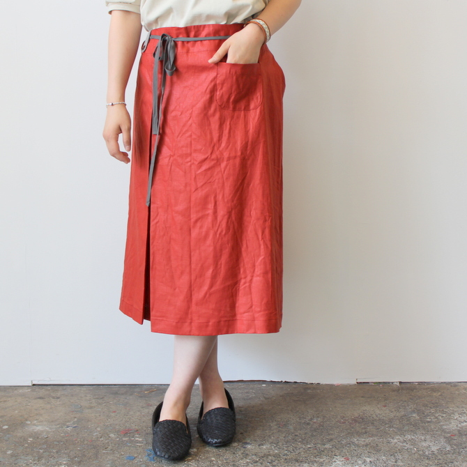【40%OFF SALE】GASA*grue(ガサ グルー) ドローイングのためのボックススカート_41091-02412【K】(1)