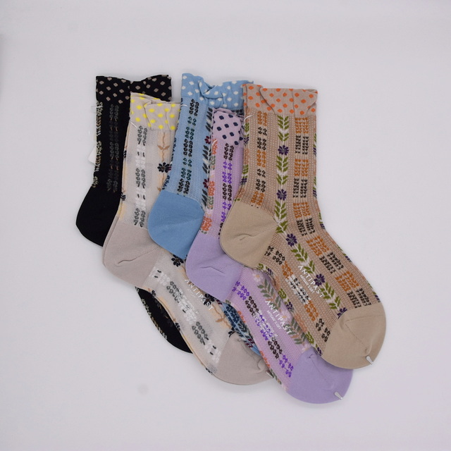 ANTIPAST (アンティパスト)/ FLOWER ROAD SOCKS(5色展開) (1)