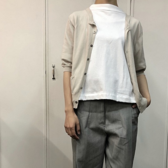 humoresque(ユーモレスク) short sleeve cardigan(3色展開)【K】(1)