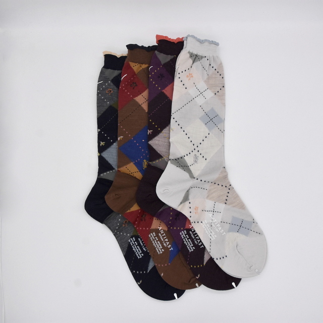 ANTIPAST (アンティパスト)/ ARGYLE+argyle SOCKS(4色展開) (1)