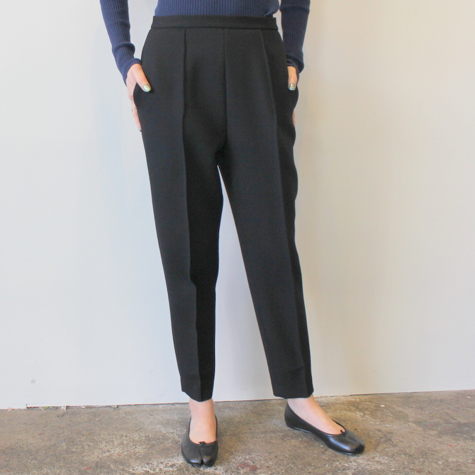 【30%OFF SALE】YLÉVE(イレーヴ) 【19AW】WOOL DOUBLE CLOTH TROUSER_168-9240050【K】(1)