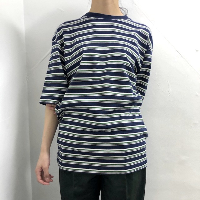 LENO&Co.(リノアンドコー) /【20SS】MULTI BORDER BIG T-SHIRT_H2001-CS004【K】(1)