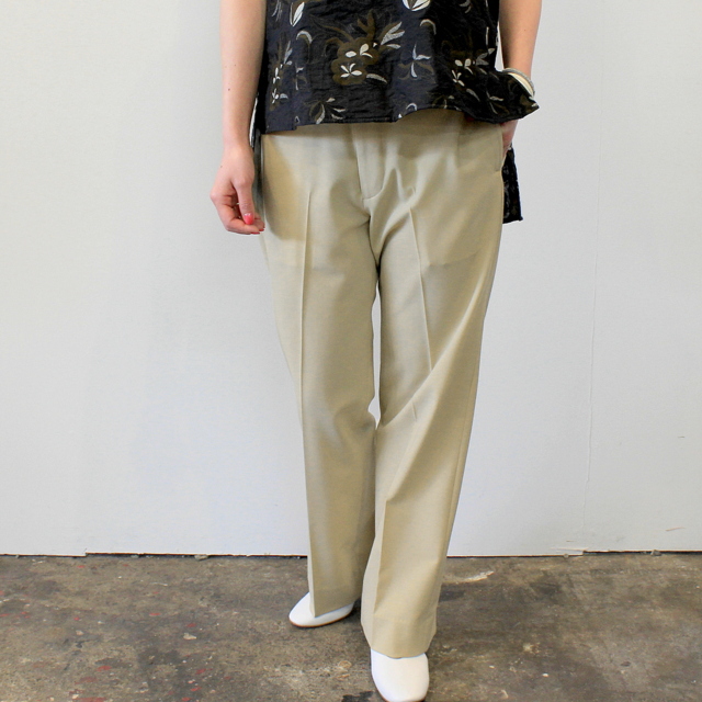 YOKE(ヨーク)【20SS】BACK SLIT STRAIGHT PANTS_YK20SS0103P【K】(1)