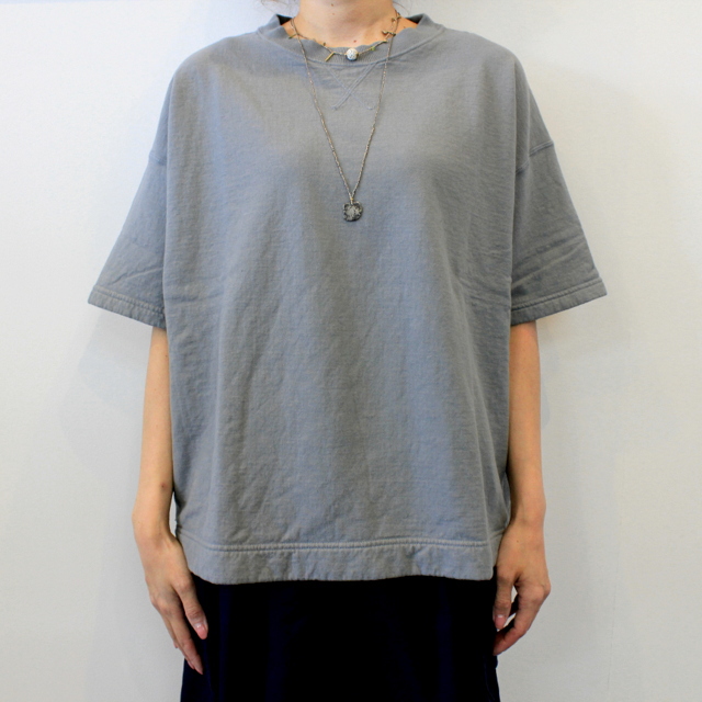 FABRIQUE en planete terre(ファブリケ アン プラネテール)【20 SS】クルーワイド半袖プルオーバー(2色展開)_201083【K】(1)