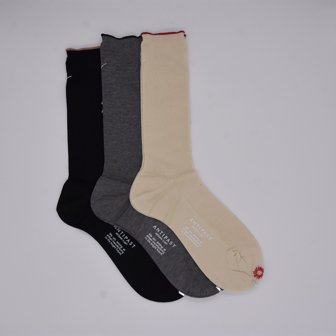 ANTIPAST (アンティパスト)/ EMBROIDERY ON TOE SOCKS (3色展開) (1)