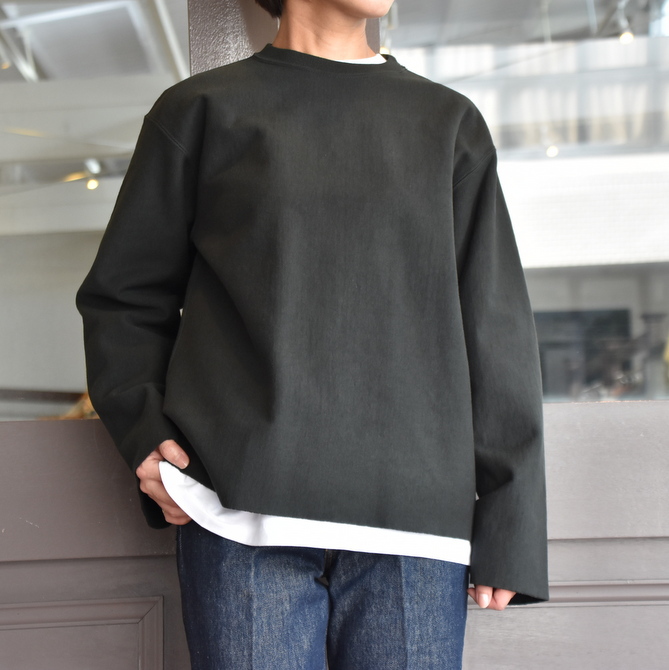 AURALEE(オーラリー) SUPER MILLED SWEAT CUT-OFF P/O #A20AP05SM(1)