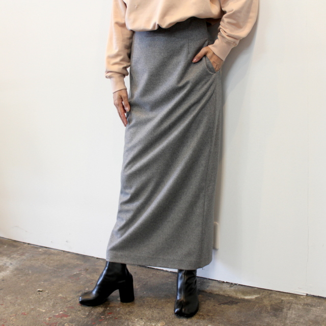 【40% off sale】AURALEE(オーラリー)【20AW】WOOL FULLING FLANNEL SKIRT_A20AS08CF【K】(1)