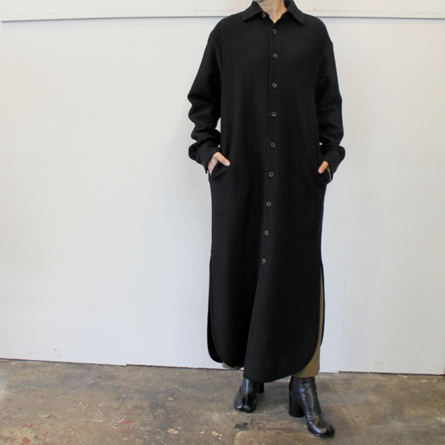 【30% off sale】AURALEE(オーラリー)【20AW】WOOL COTTON HEAVY MESH ONE-PIECE(2色展開)_A20AD01HM【K】(1)
