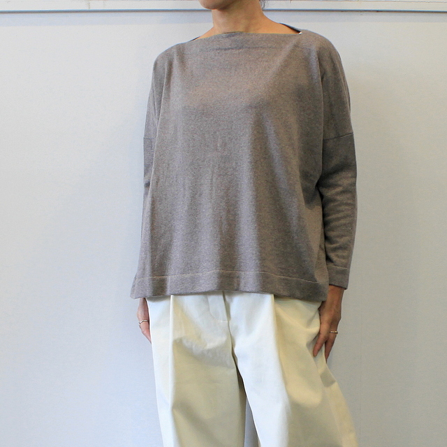 DANIELA GREGIS(ダニエラ グレジス) BOATNECK SWEATER_MB1P-W44【K】(1)