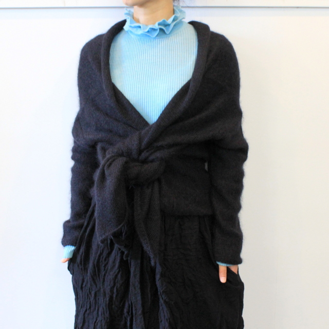 DANIELA GREGIS(ダニエラ グレジス) WRAP CARDIGAN_MI15-S321【K】(1)