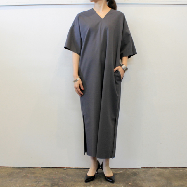 Graphpaper(グラフペーパー)【20 AW】Compact Ponte Cut Off Dress _GL203-60036B【K】(1)