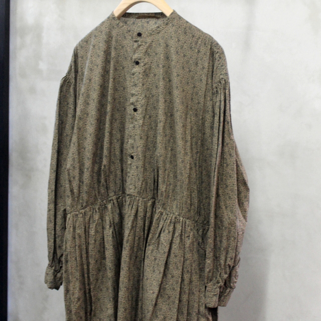 TOUJOURS(トゥジュー)【20AW】Classic Floral Print Gathered Dress_MM33FD01【K】(1)