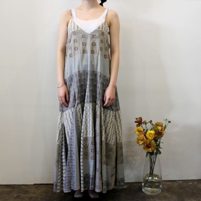 GASA*(ガサ) 【21SS】草原の路 キャミソールドレス_11211-05411【K】(1)