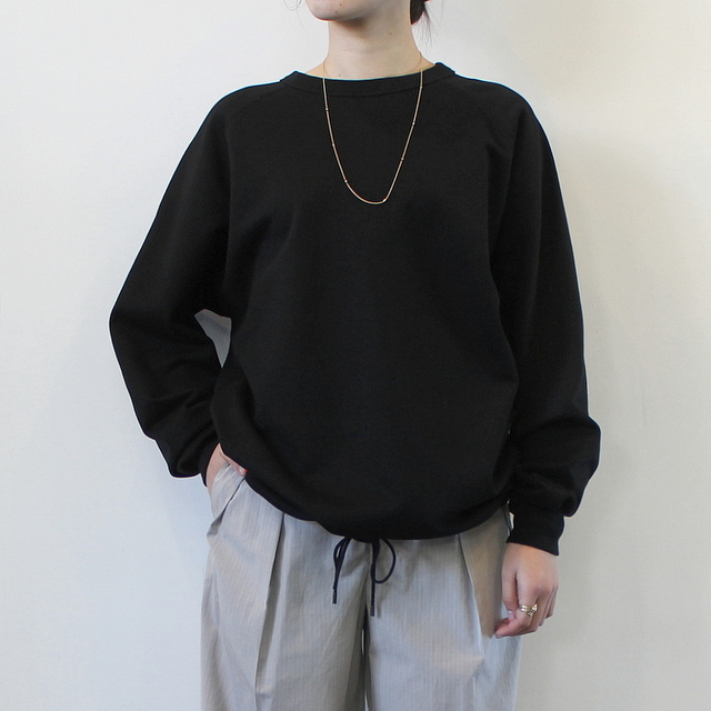 AURALEE(オーラリー)【21SS】SUPER SOFT SWEAT DRAW CODE BIG P/O(2色展開)_A21SP04GU【K】(1)