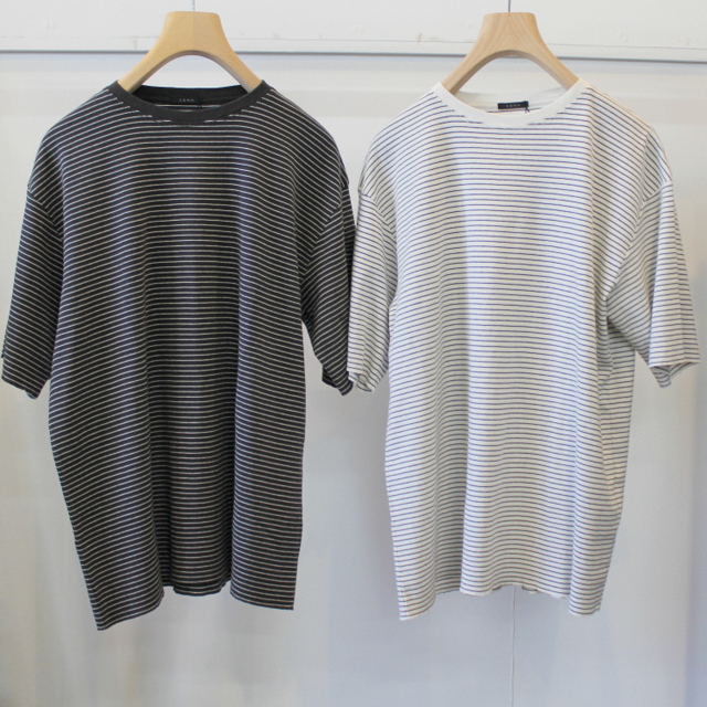 LENO&Co.(リノアンドコー) 【21SS】HALF SLEEVE BORDER T-SHIRT(2色展開)_H2101CS003【K】(1)