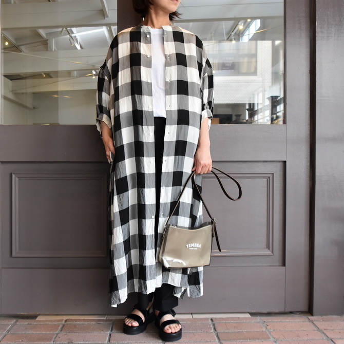 TOUJOURS(トゥジュー) Half Bishop Sleeve Shirt Dress #TM34HD01(1)