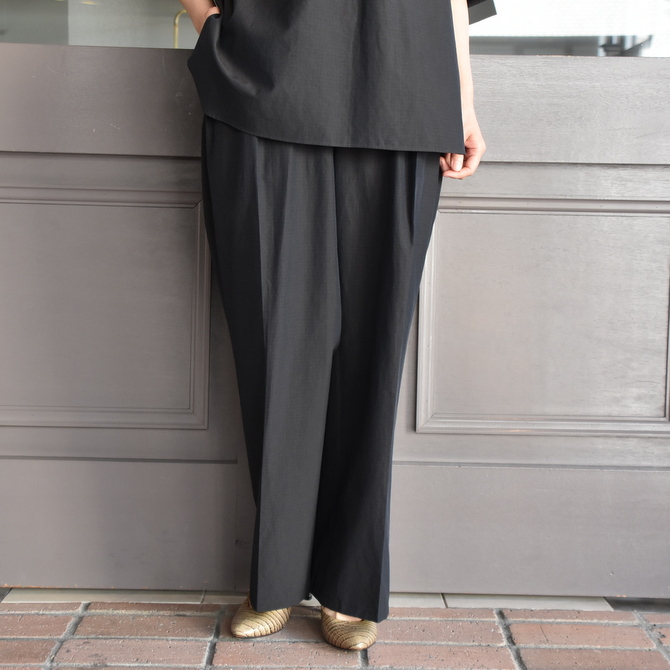 AURALEE(オーラリー)WADHED FINX RIPSTOP CHAMBRAY BELTED PANTS #A21SP07FL(1)