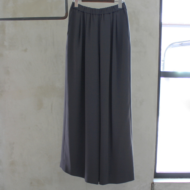 Graphpaper(グラフペーパー)【21AW】Satin Easy Wide Pants_GL213-40091【K】(1)