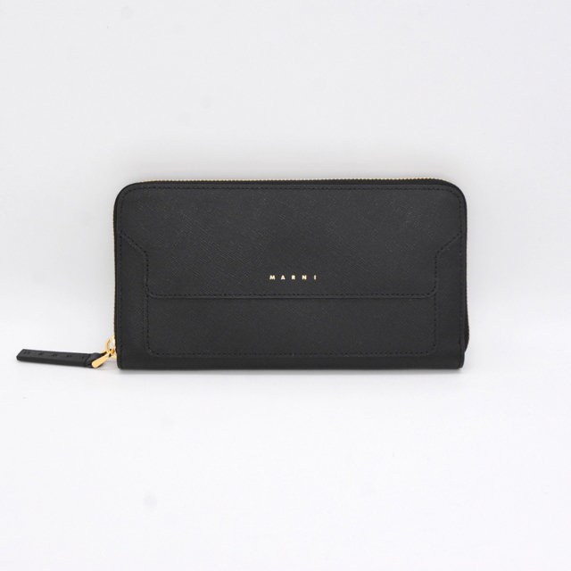 MARNI(マルニ) ロングジップアラウンドウォレット(BLACK) #PFMOE11U07(1)